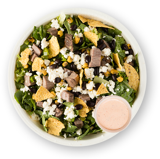 Just Salad Greek Clipart (612x535), Png Download