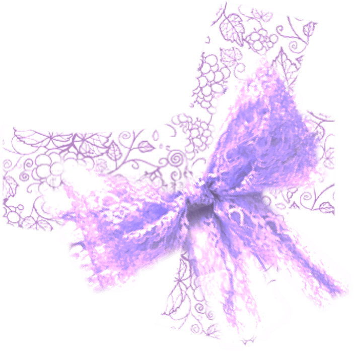 Purple Bow Final - Still Life Photography Clipart (996x1012), Png Download