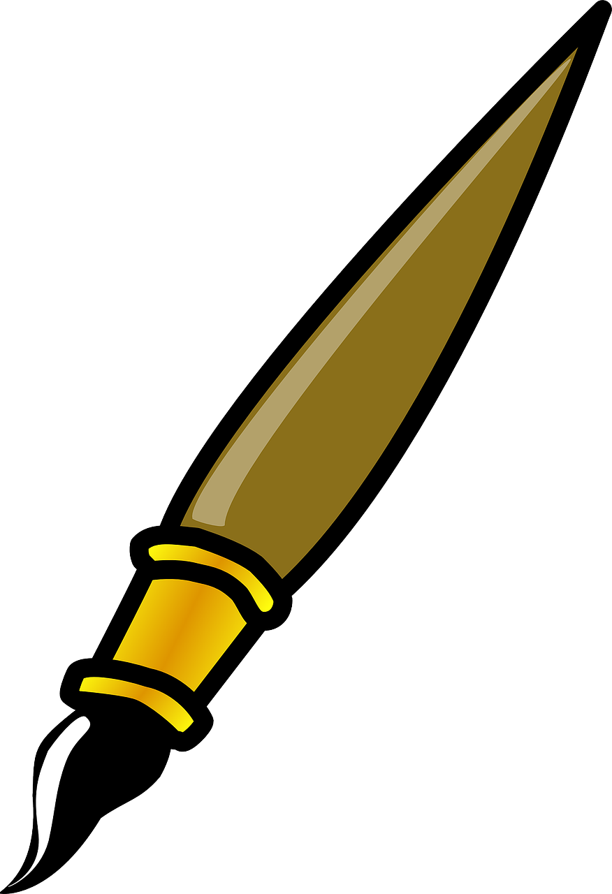 Brush Paint Painting Artist Png Image - Paint Brush Clip Art Transparent Png (876x1280), Png Download