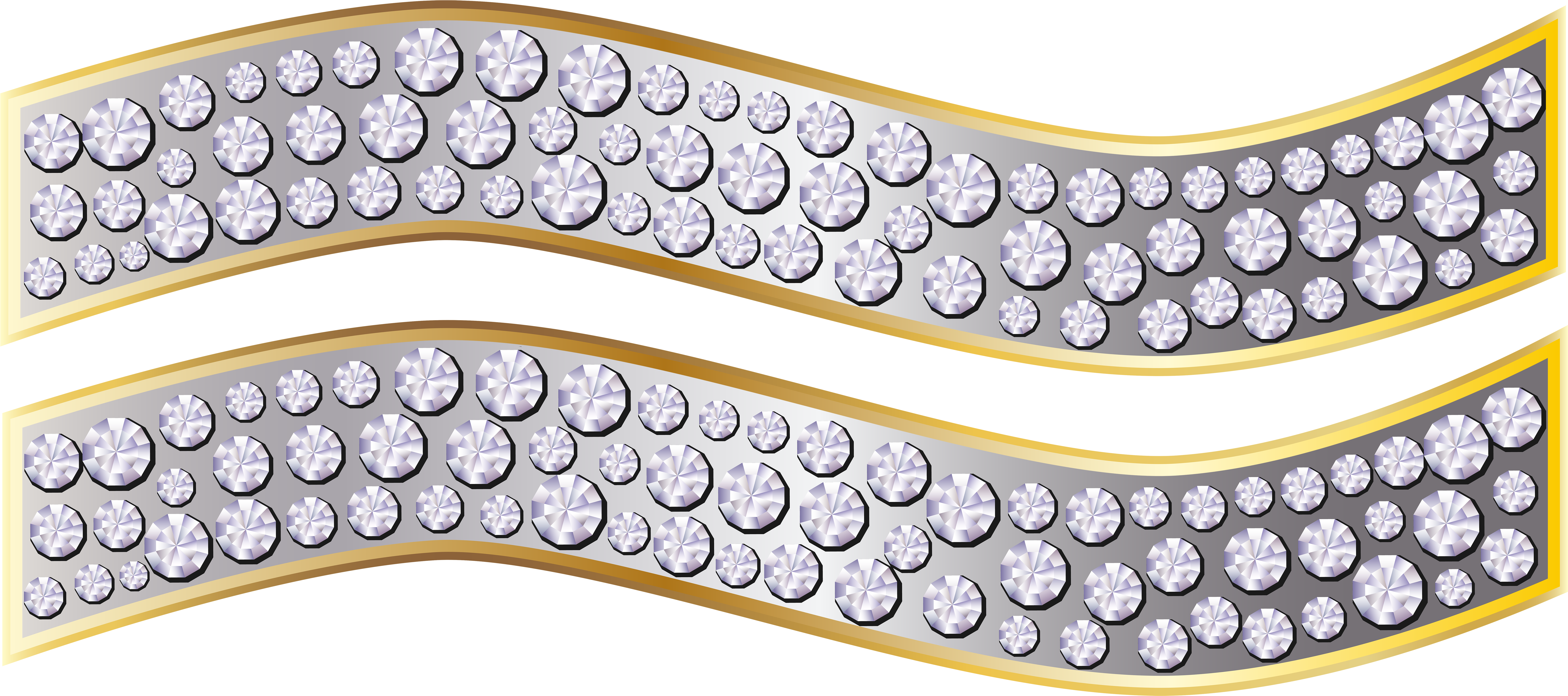 Aquarius Zodiac Sign Silver Png Clip Art Image - Diamond Aquarius Transparent (7696x3500), Png Download