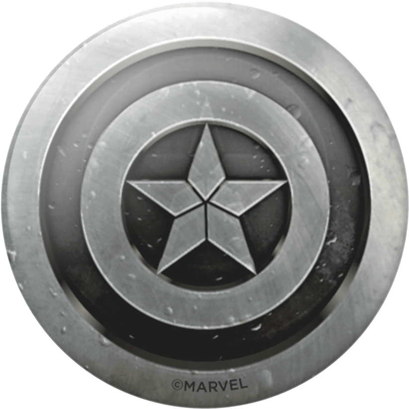 Captain America Monochrome - Popsocket Avengers Clipart (1000x1000), Png Download