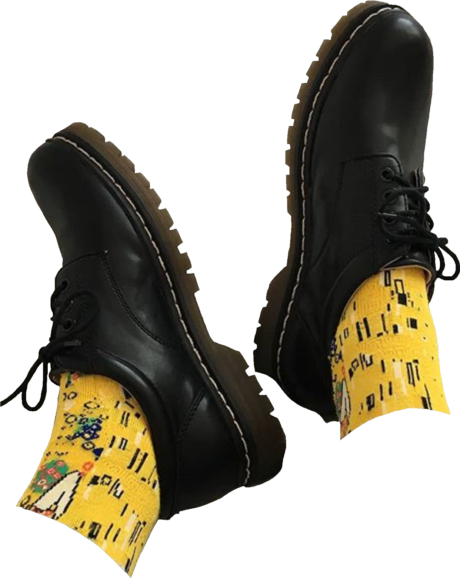 Áedpng They Make Moodboards Shoes W/ Floral Socks - Outdoor Shoe Clipart (1549x2048), Png Download