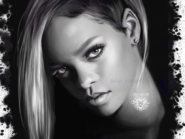 Rihanna Clipart Crayon - Girl - Png Download (640x480), Png Download