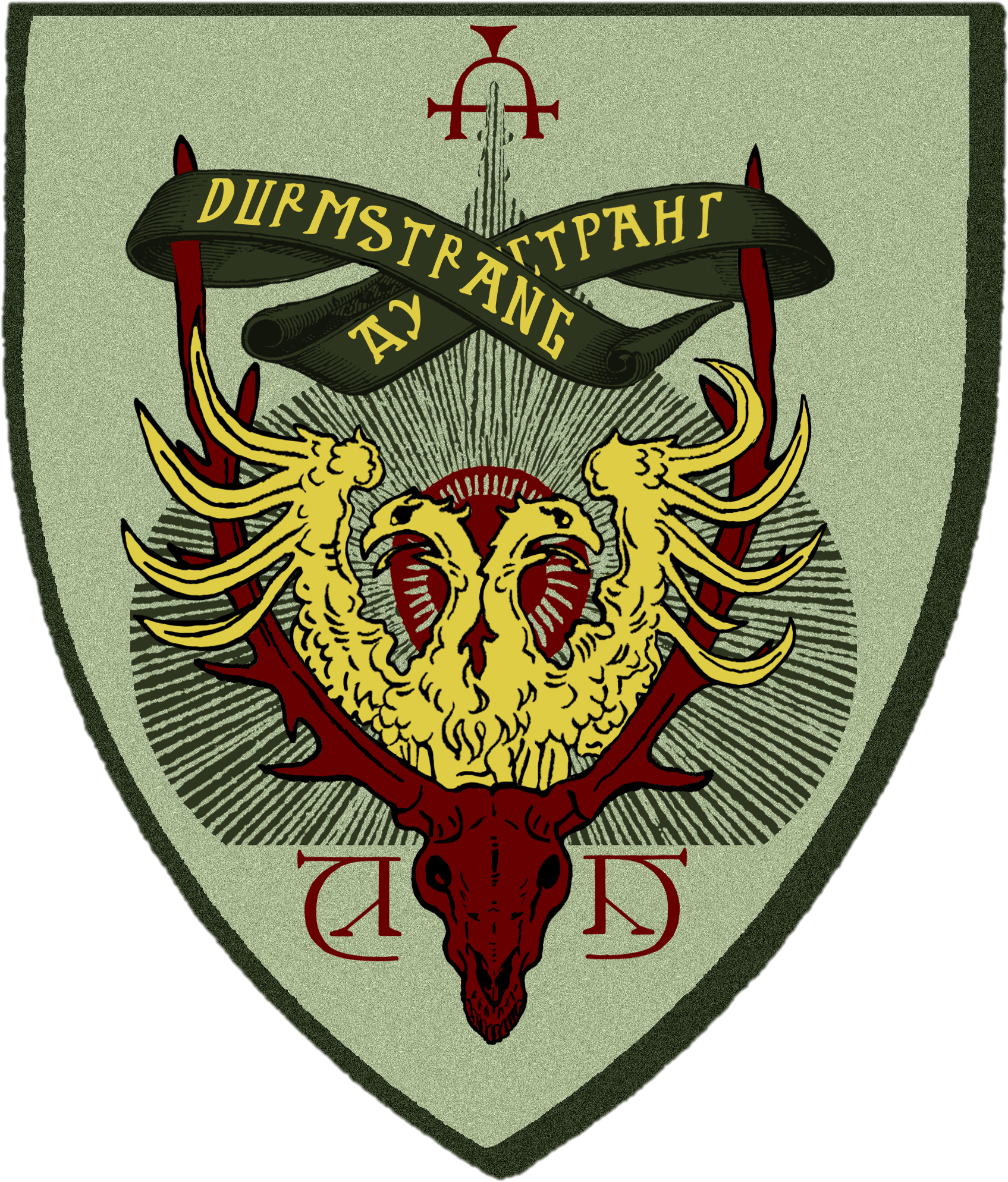 Hogwarts School Crest Png - Durmstrang Institute Clipart (1695x1988), Png Download