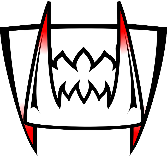 Cartoon Mouth Funny Shark Teeth Vampire Scary Clipart - Creepy Smile Clip Art - Png Download (640x597), Png Download