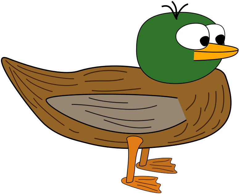 Whattheduck Discord Emoji - Cartoon Ducks Clipart (800x640), Png Download