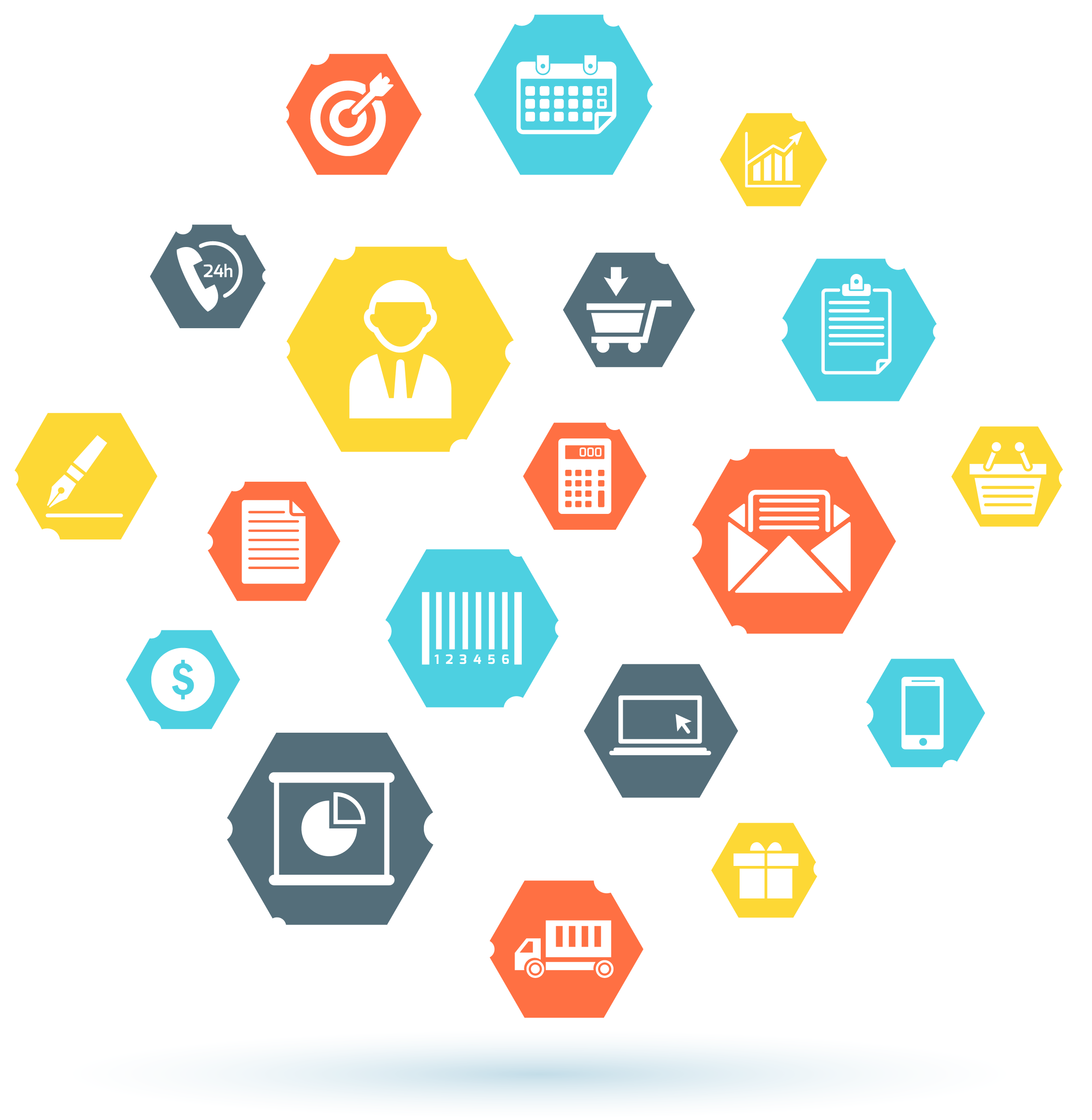 Diagrama-sombra - Marketing Strategy Graphic Clipart (2476x2539), Png Download