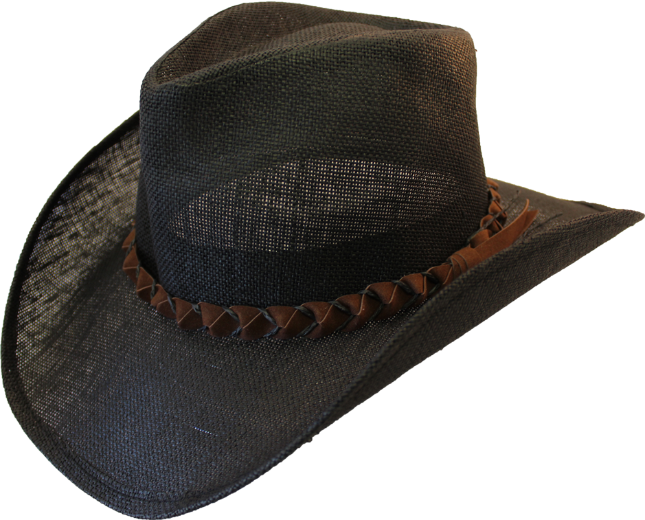 Straw Breeze Hat In Charcoal - Cowboy Hat Clipart (939x757), Png Download