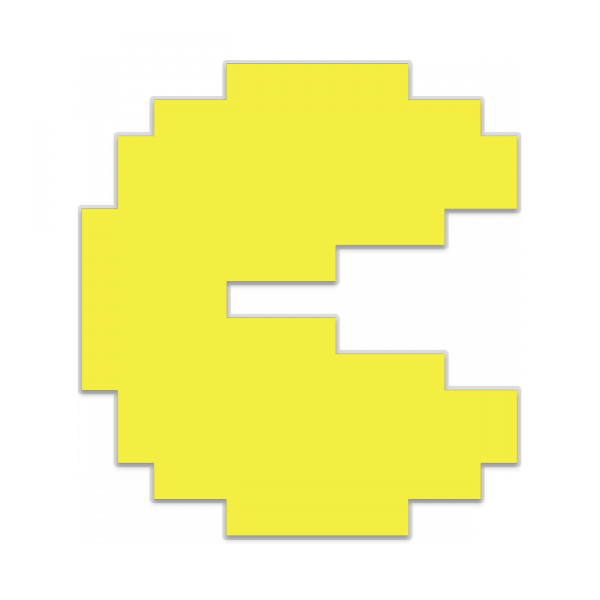 Pacman Retro Png - Pac Man 8 Bit Clipart (600x600), Png Download