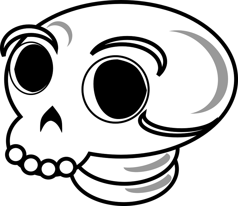 Death Images - Cara De Muerte Png Clipart (832x720), Png Download