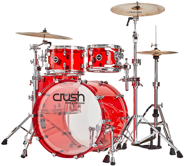 Acrylic Drum Kit - Crush Drums Clipart (703x666), Png Download