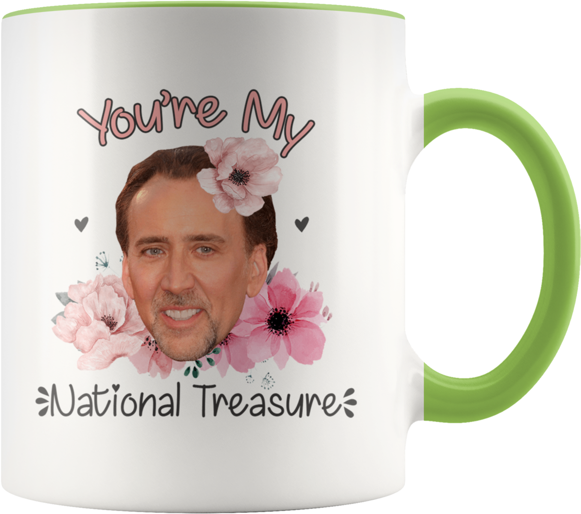 You're My National Treasure Mug - Valentines National Treasure Clipart (1200x1200), Png Download