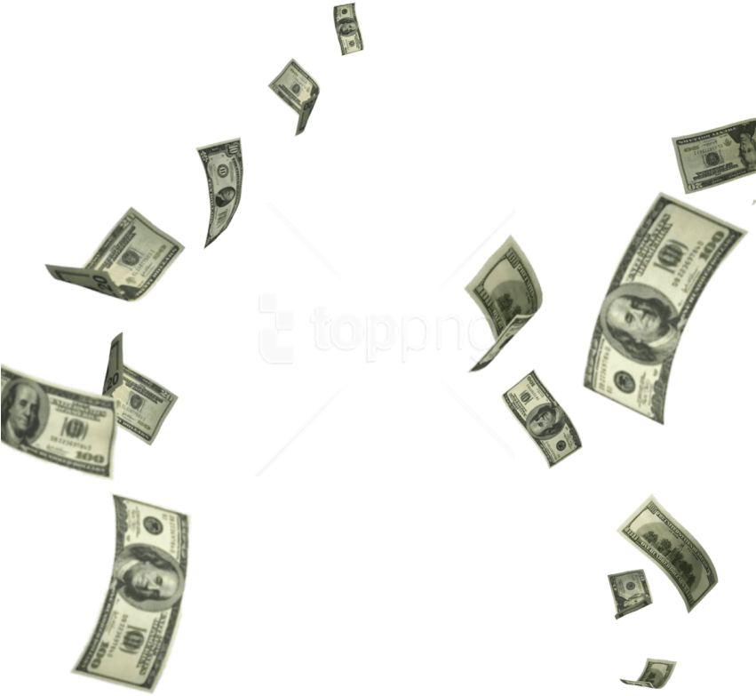 Free Png Download Falling Money Png Images Background - Money Falling Transparent Background Clipart (850x801), Png Download