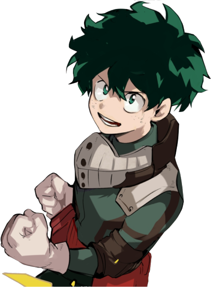 Deku Sticker - Izuku Midoriya Png Clipart (706x960), Png Download