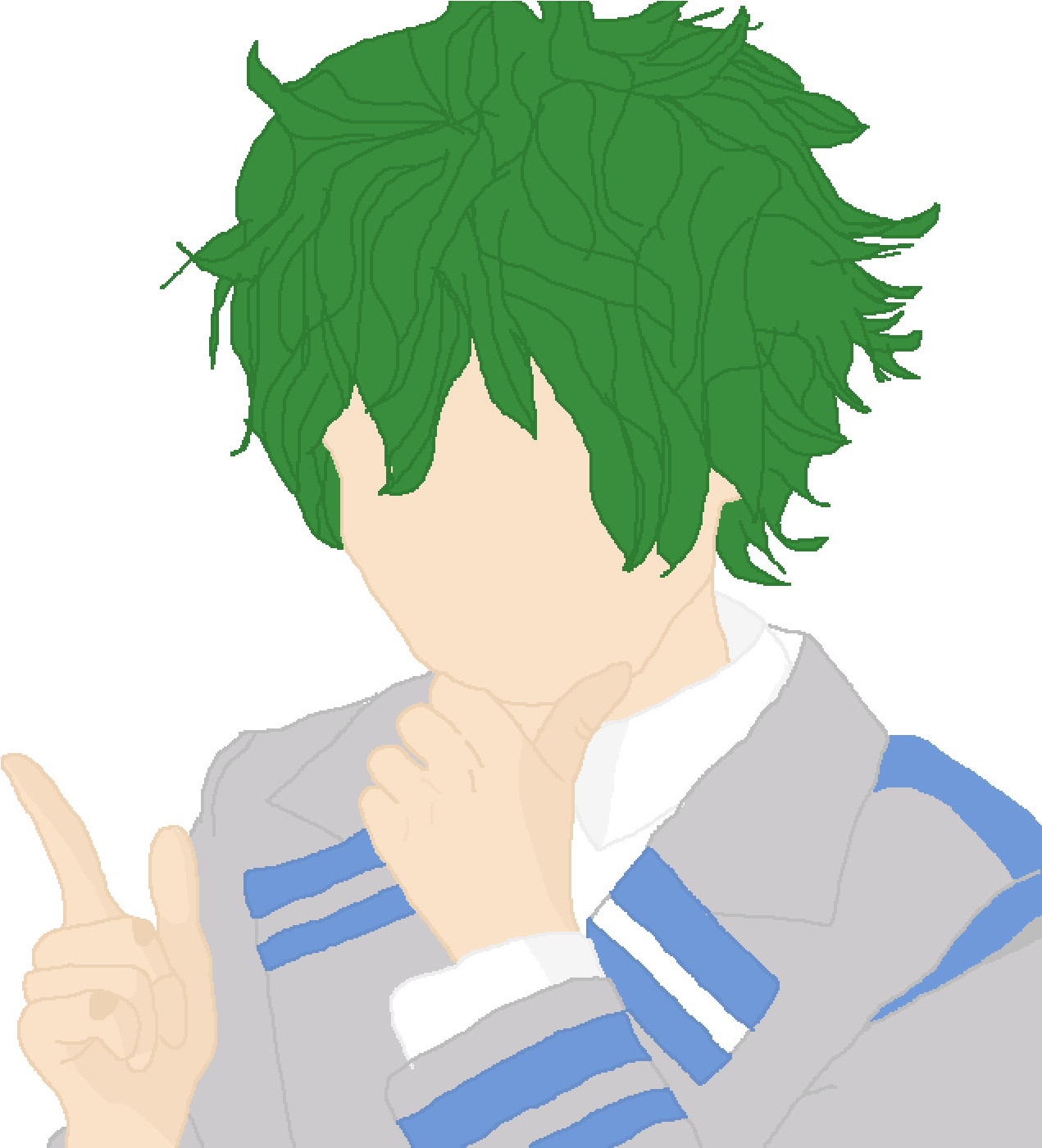 Deku - Illustration Clipart (1400x1400), Png Download