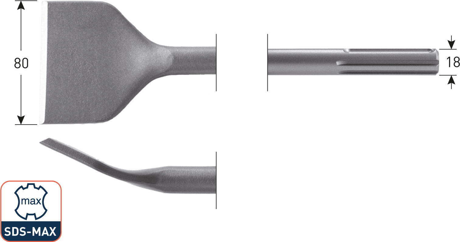 Angled Spade Chisel - Oar Clipart (1560x1300), Png Download