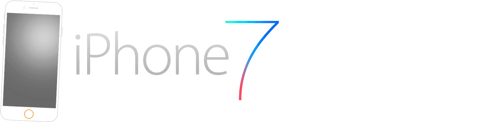 Iphone 7 Wallpapers - Electric Blue Clipart (1757x416), Png Download