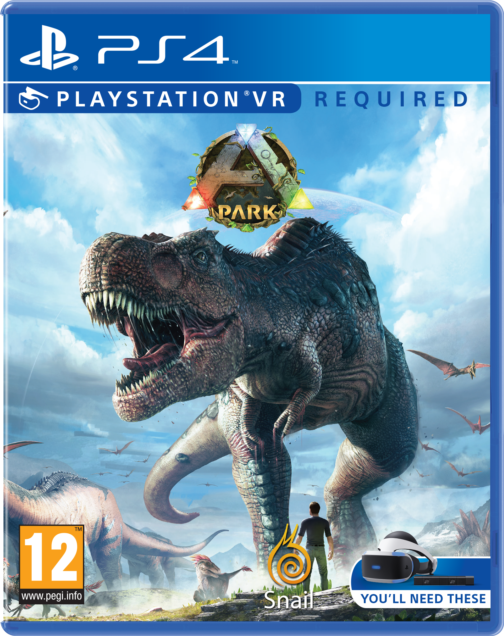 Out Now - Ark Park Vr Ps4 Cover Clipart (1875x2227), Png Download