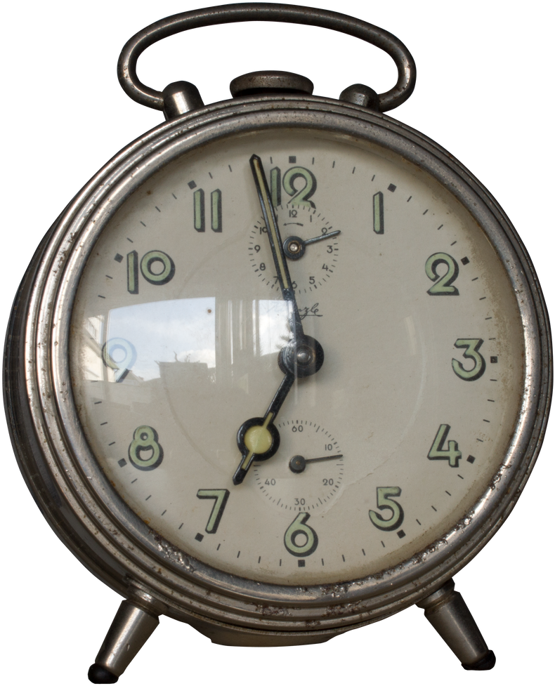 Old Clock Png - Old Design Alarm Clock Clipart (800x988), Png Download