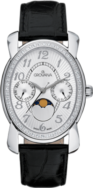 Grovana 4406-7532 - Mont Blanc Watch Men Clipart (600x695), Png Download