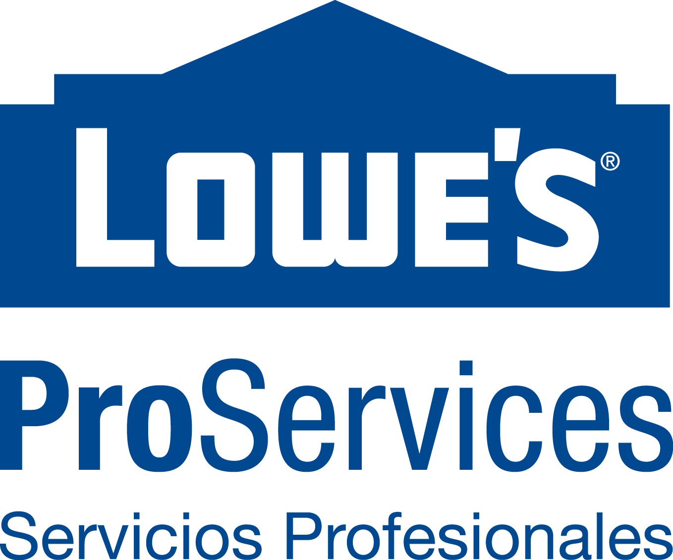 Lowe's Home Improvement Lowe's For Pros Logo Clipart Large Size Png