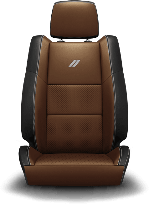 2019 Dodge Durango Nappa-leather Faced, Black Seat - Car Seat Clipart (500x760), Png Download