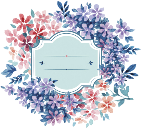 Watercolor Wedding Invitations, Wedding Invitation - Coronas De Flores Png Clipart (600x514), Png Download