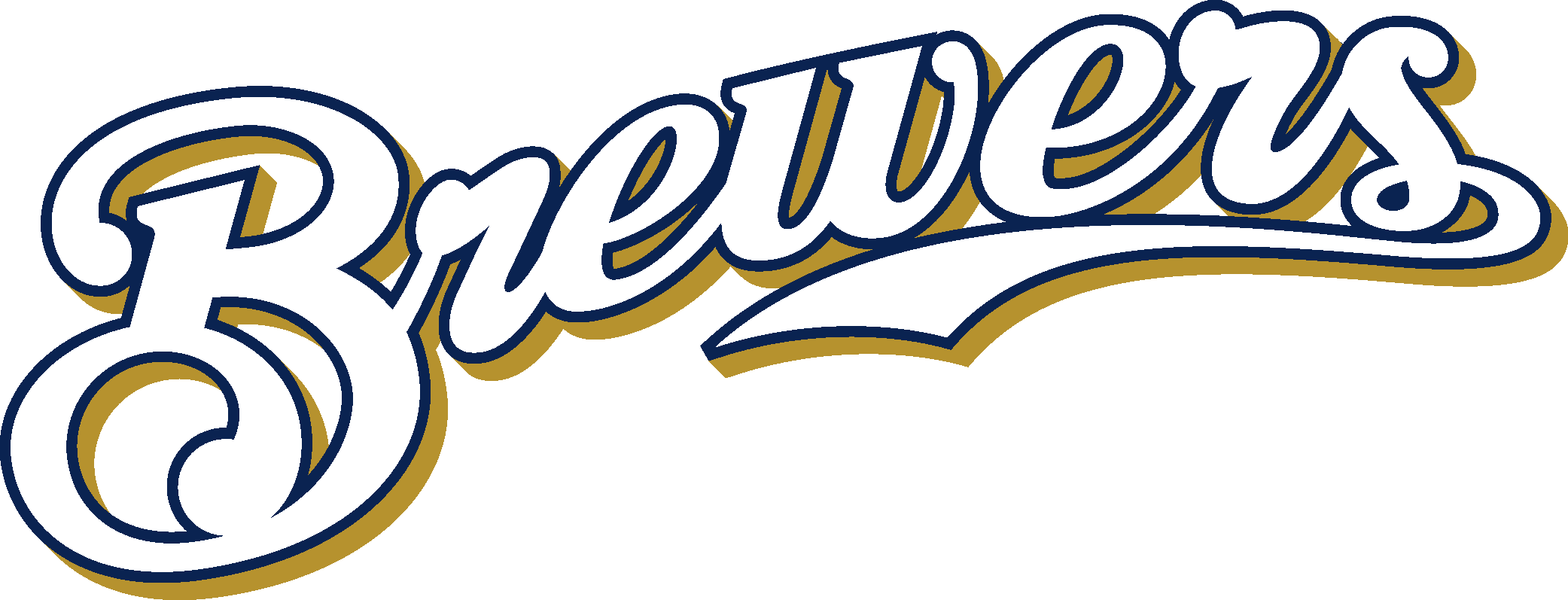 Milwaukee Brewers Logo Png - Logo De Milwaukee Brewers Clipart (2083x797), Png Download