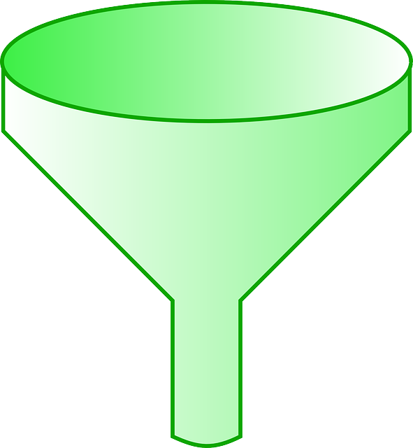 Learn To Build A Complete 3 Step Lead Generation Funnel - Funnel Clipart - Png Download (591x640), Png Download