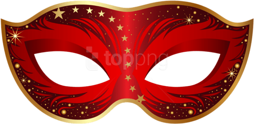 Download Red Carnival Mask Clipart Png Photo - Masquerade Mask Clipart Png Transparent Png (829x405), Png Download