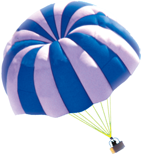 Balloon Transprent Png - Parachuting Clipart (600x600), Png Download