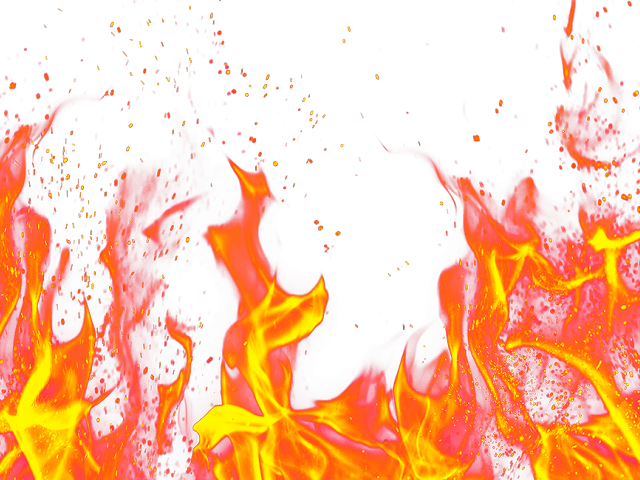 Fire Flames Png Transparent Images - Flames Png Transparent Clipart (640x480), Png Download