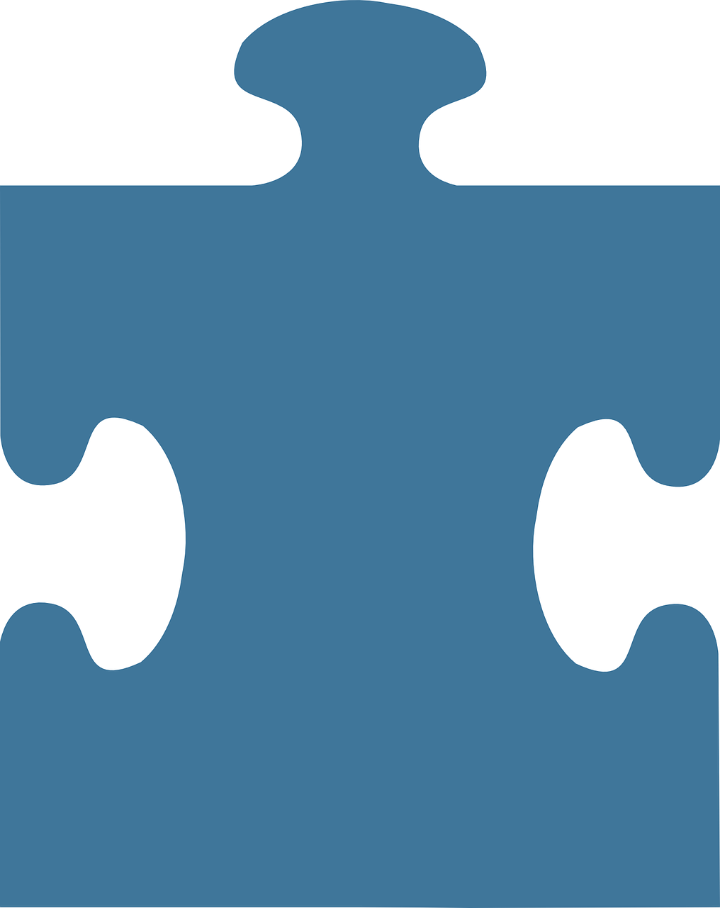 Jigsaw Puzzle Puzzle Piece Blue Png Image - Early Years Foundation Stage Clipart (1016x1280), Png Download