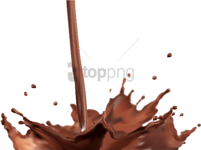Free Png Chocolate Milk Splash Png Png Image With Transparent - Chocolate Splash Vector Free Download Clipart (850x606), Png Download