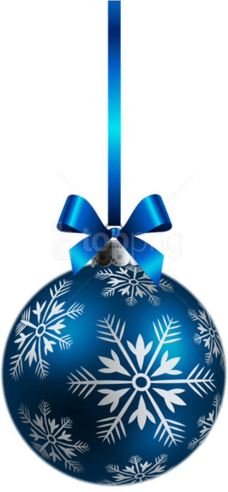 Free Png Large Transparent Blue Christmas Ball Ornament - Christmas Ball Blue Png Clipart (480x1004), Png Download
