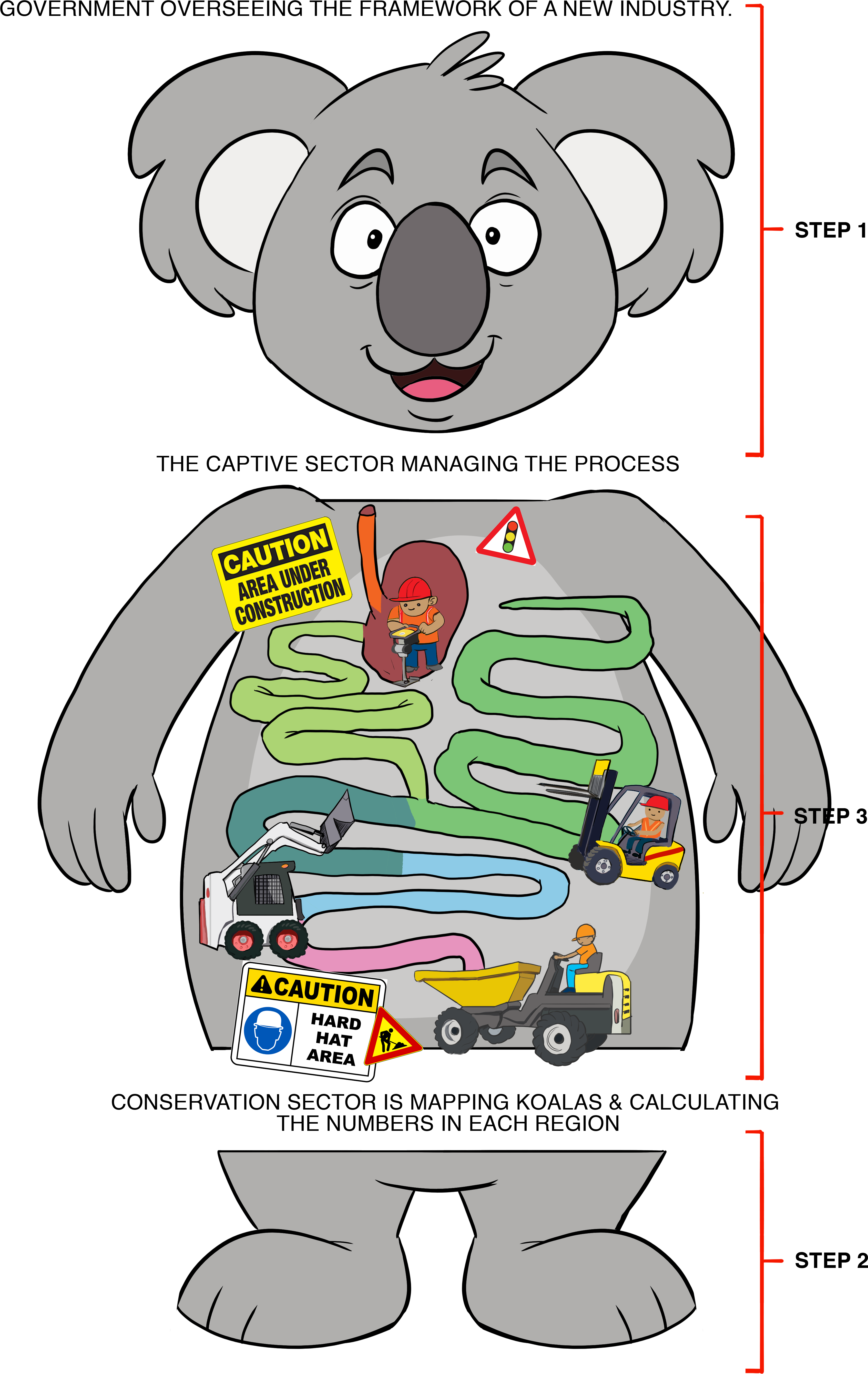 To Ensure The Koala Can Thrive Into The 21st Century, - Cartoon Clipart (3508x5551), Png Download
