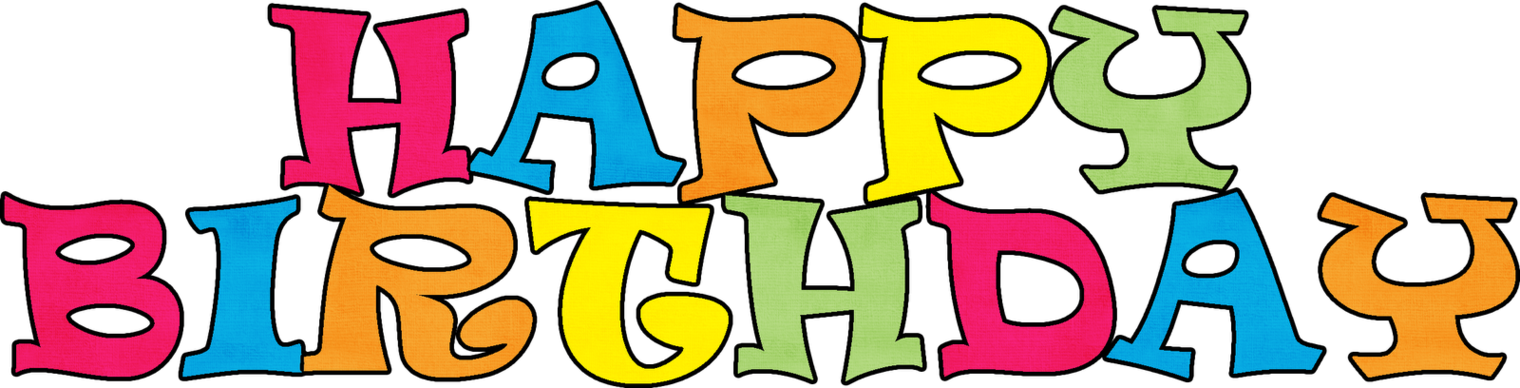 Birthday Cake Happy Birthday To You Clip Art - Happy 7th Birthday Words - Png Download (1520x388), Png Download