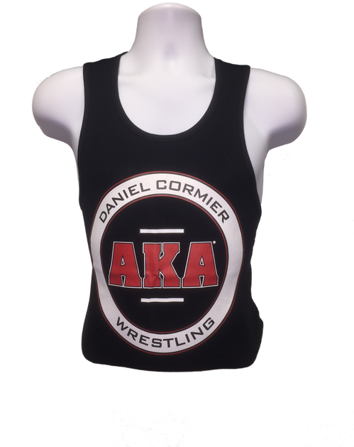 Men's Daniel Cormier Aka Wrestlilng Black Tank Is Printed - Active Tank Clipart (498x664), Png Download