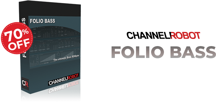 Folio Bass By Channel Robot - Server Clipart (840x372), Png Download