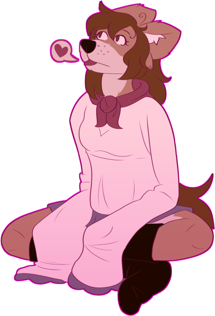 Trade For Ashtonwoofie By Seaweed-diet - Cartoon Clipart (698x1025), Png Download