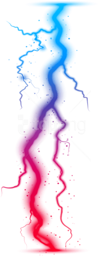 Free Png Download Colorful Lightning Transparent Png - Lightning Clipart Transparent Background (480x1033), Png Download