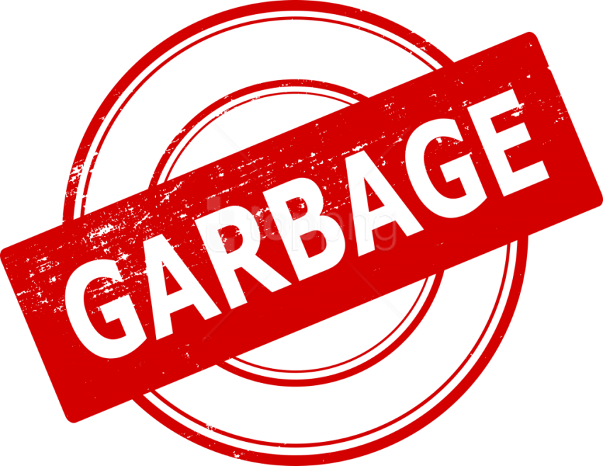 Free Png Garbage Stamp Png Clipart (850x657), Png Download