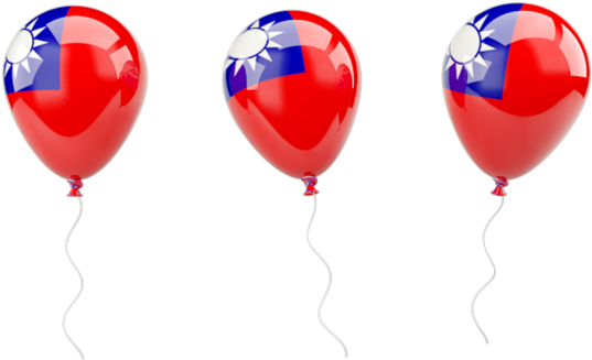 Taiwan Flag Transparent Png - Australia Flag In Balloon Clipart (640x480), Png Download