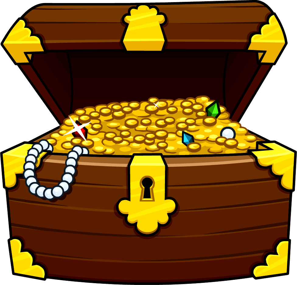 Treasure Chest Clipart At Getdrawings - Pirate Treasure Chest Clipart - Png Download (976x936), Png Download