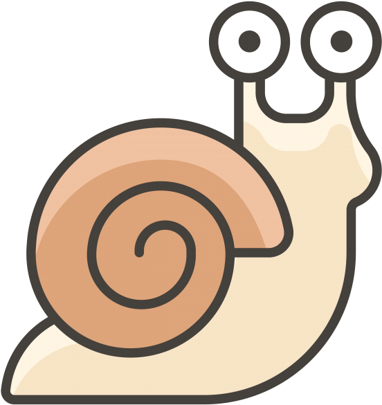 Snail Emoji Icon - Caracol Icon Clipart (866x650), Png Download