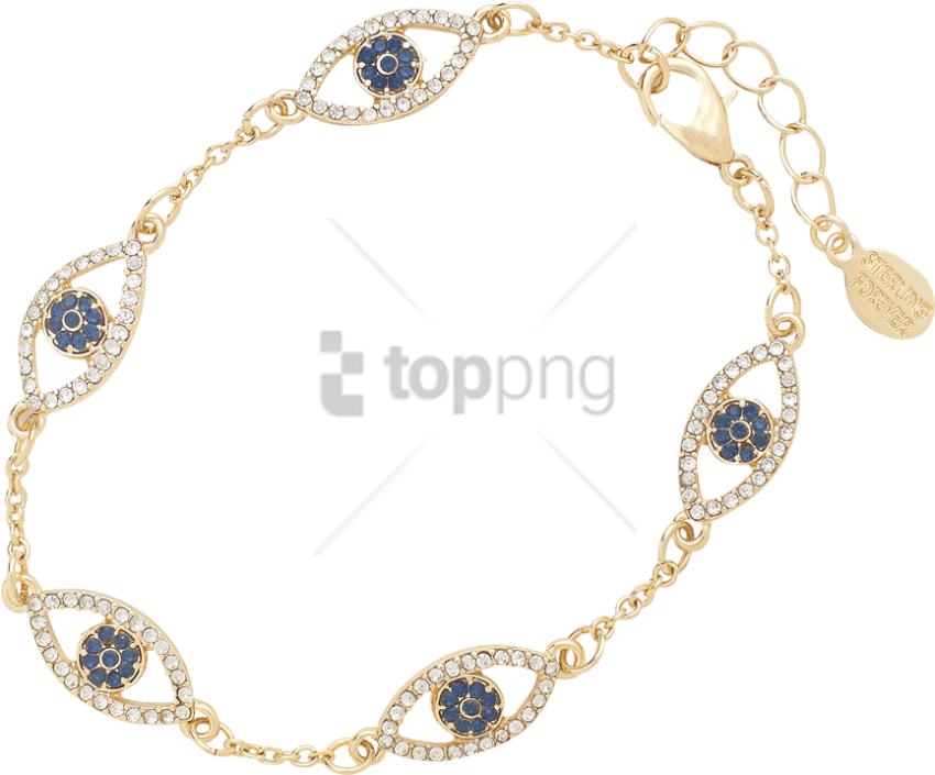 Free Png Buy Gold Evil Eye Bracelet Png Image With - Buy Gold Evil Eye Bracelet Clipart (850x705), Png Download