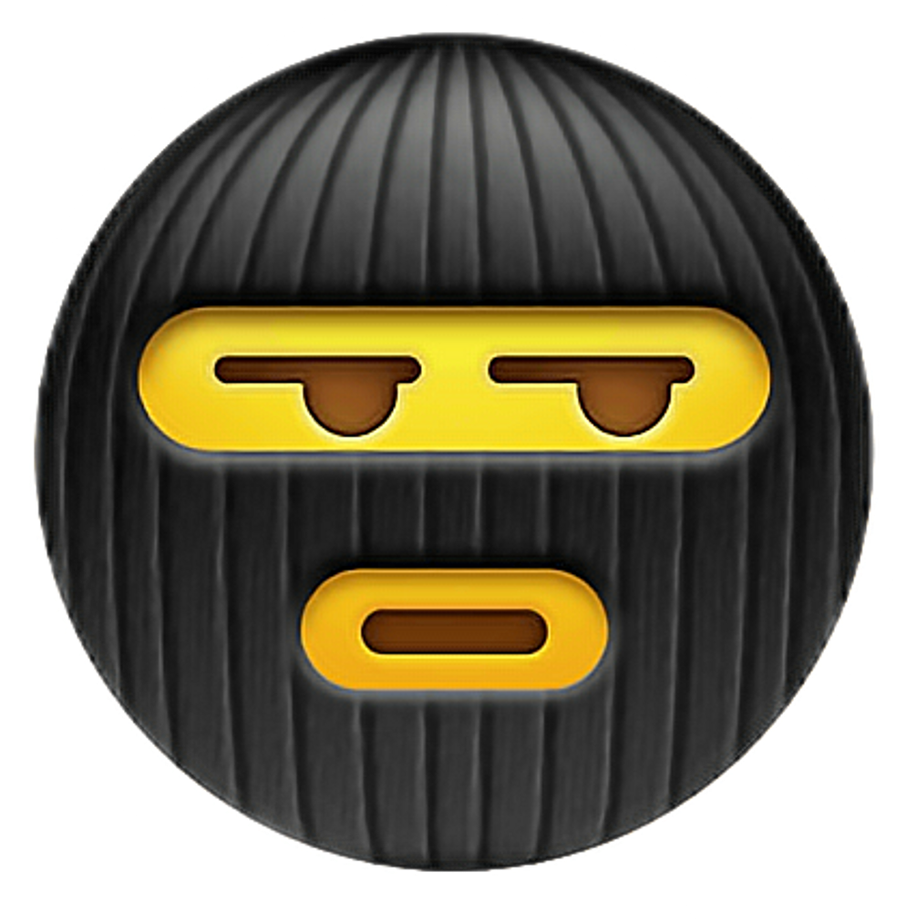 #emoji #emojis #emojisticker #skimask #skimaskemoji - Emoji Clipart (1024x1015), Png Download
