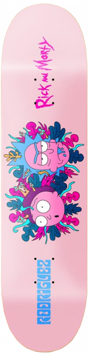 Rick And Morty - Rick And Morty Skateboard Collab Clipart (300x1194), Png Download