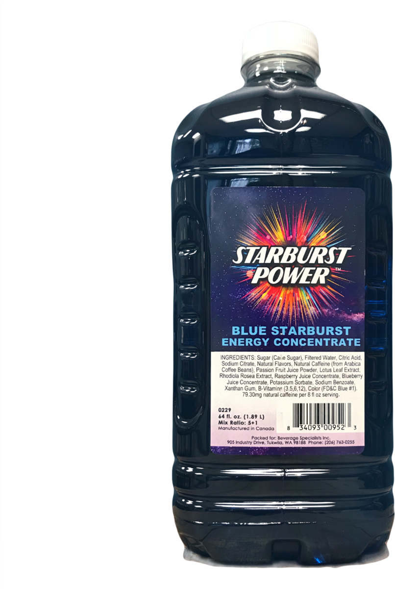 Blue Starburst Energy Concentrate - Starburst Energy Powder Clipart (1200x1200), Png Download