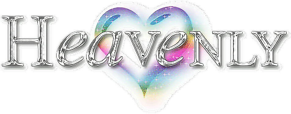 #heaven #heart #holographic #holo #aesthetic #png #silver - Graphic Design Clipart (952x374), Png Download
